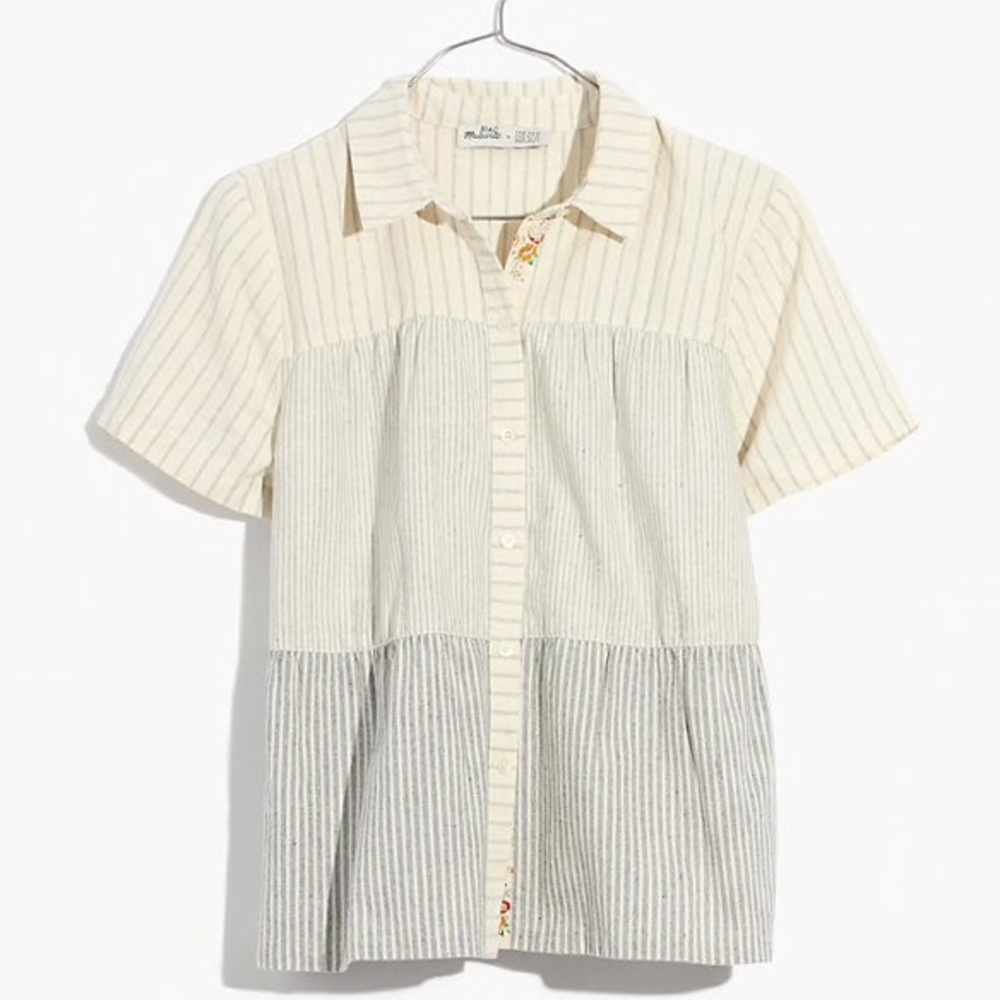 Madewell x The New Denim Project Stripe Shirt